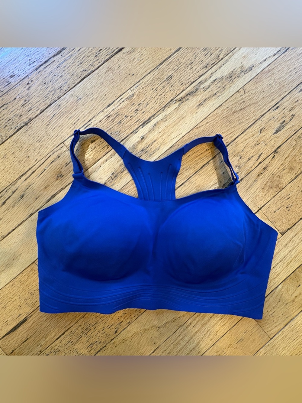 NWOT Seamless high impact Racerback Sports Bra - Royal Blue